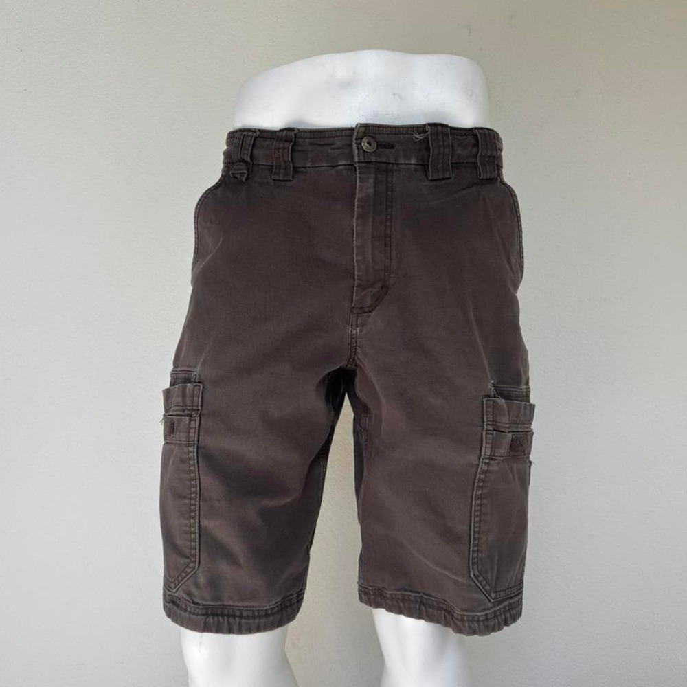 Duluth Trading Brown cargo shorts.